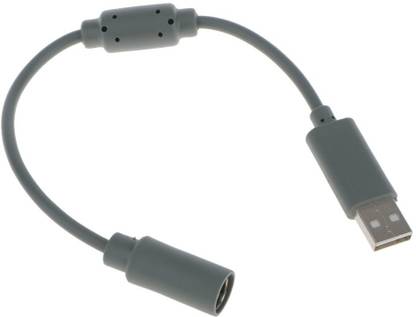 BOLT Wired Controller USB Breakaway Cable Adapter For XBOX 360 Grey-10019353MG Gaming Adapter