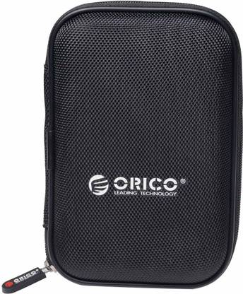 ORICO External Hard Drive Protection Bag for 2.5 inch Hard Drive Portable Dual Layer HDD Protector Case (Black) 2.5 inch Hard Disk Cover