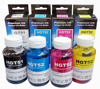 Refill Ink earmok Compatible ink HP G Tank Printer 310 315 319 410 415 419 5810 5820 5821 (It's Cap Automatically Fill/Shut) Black 90ml CMY 70ml Tri-Color Ink Bottle - Refill Ink : Flipkart.com
