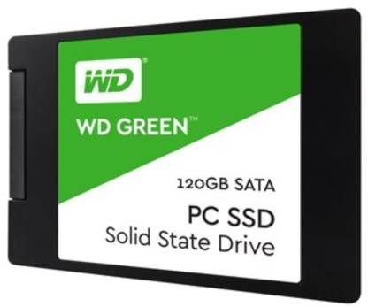 WD Green SATA 2.5/7mm disque 120 GB Laptop, All in One PC's, Desktop Internal Solid State Drive (SSD) (WDS120G2G0A)
