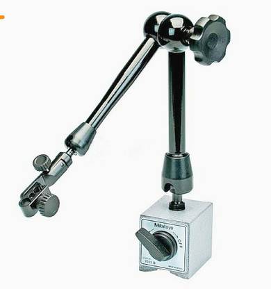 Mitutoyo 7033B Universal Magnetic Stand, 3/8"/6 mm/8 mm, Dovetail, Mech. Lock Magnetic Pickup Tool