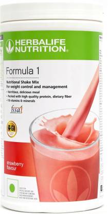 Herbalife Nutrition Herblife Formula 1 Nutritional Shake Mix - strawberry Flavor 500g Protein Shake