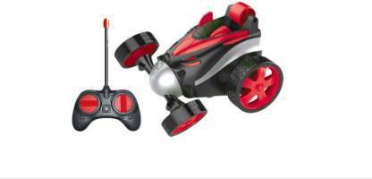 CTC CREATION Stunt Car Mini Remote Control Car (Red, Black)