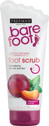 Freeman frmn Imported Bare Foot Peppermint & Plum Foot  Scrub