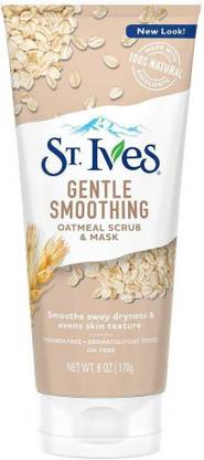 ST.IVES GENTLE SMOOTHING OATMEAL SCRUB & MASK 170GM Scrub