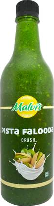 Malvis 100% Pista Falooda Crush  (750 ml, Pack of 2)
