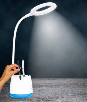 Make Ur Wish Touch On/Off Switch LED Desk Lamp/Student Study Reading/Learning Dimmer/Brightener Rechargeable Led Table Lamps(Multicolor) Study Lamp