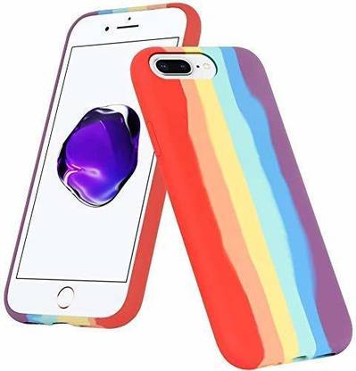 Rance Back Cover for Iphone 6s Plus Rainbow Silicon Soft Back Case Cover