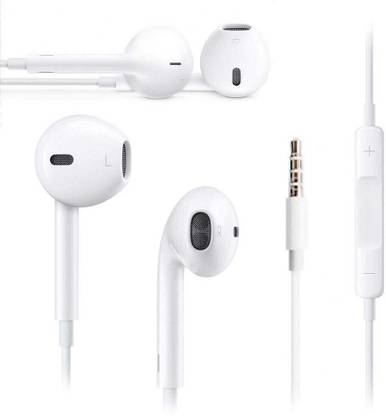 Yash Collections MI Earphones Redmi 8A Dual - White (InEarphone with mic Rich Bass with High Performance Clear Sound | Mic and Controller Volume, in-Ear Led,Headphones,Earphone | 3.5 MM Jack) Earphone Cable Organizer