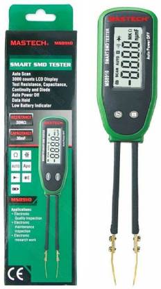 mastech 8910 Smart SMD Tester Multi Tester Capacitance Meter Auto Scanning, Auto-Ranging Digital Battery Tester