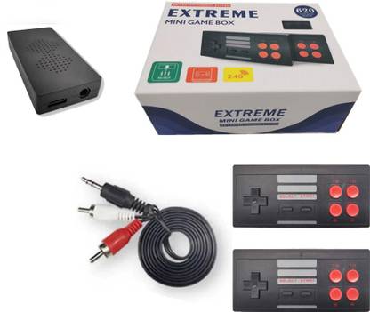 VK MART 8 Bit Wireless Tv Video Game Console Non Repeated 620 Retro games, HDMI / AV Output (PACK OF 1) NA GB with 620 games
