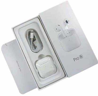 SP Tech Wireless Pro 4 Ear pods/Earbuds/Earphones with Mic Bluetooth Gaming