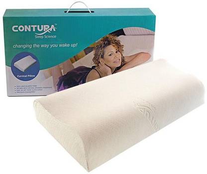 Centuary Memory Foam Solid Orthopaedic Pillow Pack of 1