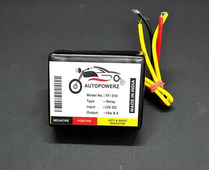 AutoPowerz Front, Side, Rear Flasher Indicator Light for Universal For Bike Universal For Bike
