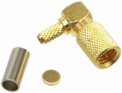 Kirti NDT L single Pin Male MICRODOT C0NNECTOR L Shape Microdot Connector Wire Connector