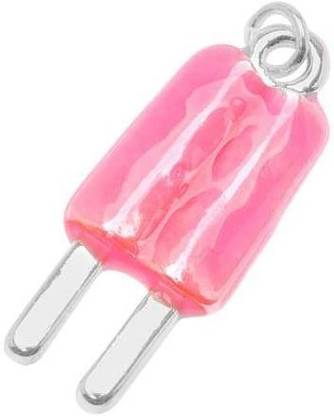 Delight Beads Plated Withenamel Two Sided Strawberry Popsicle Ice Cream Charm (1)