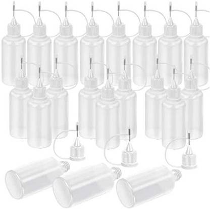 LEOBRO 20 Pcs Precision Tip Applicator Bottle, Empty Applicator Glue Bottle For Small Gluing Projects, Paper Quilling Diy Craft