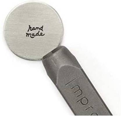 ImpressArt "Hand Made" Signature Metal Design Stamp, 6Mm