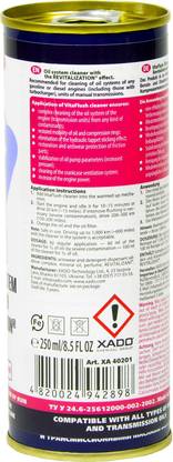 XADO ® VitaFlush, cleaner for engine Oil system with revitalization effect 250 ml can, Combo