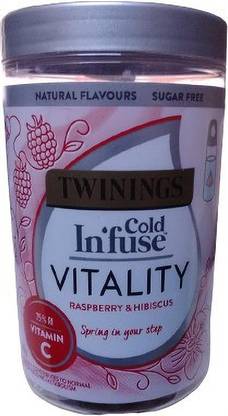 Twinings Cold Infuse Vitality Raspberry & Hibiscus,12 Infusers,30g Energy Drink