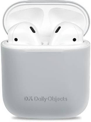 DailyObjects Silicone Press Stud Headphone Case For Apple Airpods 1st Generation, Apple Airpods 2nd Generation