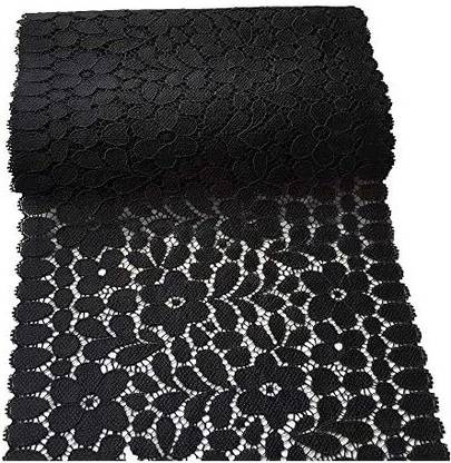 jin xiang yu LaceRealm 7 Inches Wide Floral Stretchy Lace Elastic Trim Fabric for Garment DIY Craft Supply- 5 Yard (5948 ) Lace Reel