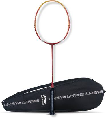 LI-NING Ultra Strong 978+ Red, Gold Unstrung Badminton Racquet