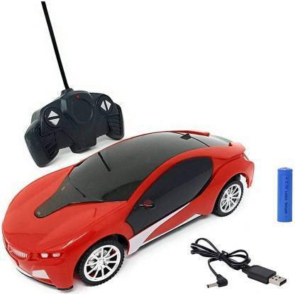 DBBB Chargeable 3D Remote Control Lightning Famous Car(red)