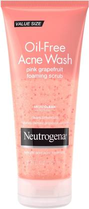 NEUTROGENA Oil-Free Acne Pink Grapefruit Face  Scrub
