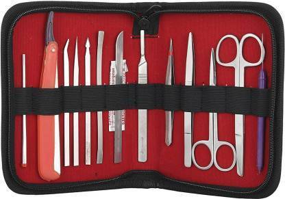 ARINEO surgicals Dissection Set for Medical Students Utility Forceps Surgical Scalpel