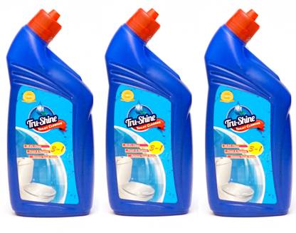 Tru-Shine Toilet Cleaner 1ltr (Pack of 3) Regular Liquid Toilet Cleaner