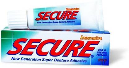 SECURE Denture Adhesive Cream 20 gms Toothpaste