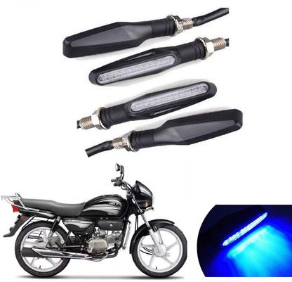 holinex Side, Front, Rear LED Indicator Light for Hero Splendor Plus, Universal For Bike