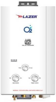 Lazer 6.5 L Gas Water Geyser (o2, White)