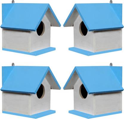 Paxidaya WOODEN BIRD HOUSE 04 PIECE. Bird House