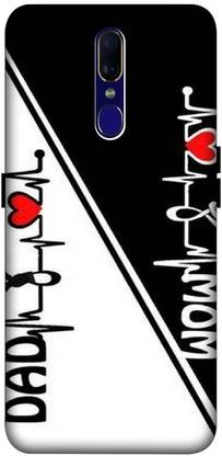 ANGELSKY Back Cover for OPPO F11 ( mom dad wallpaper) PRINTED BACK COVER