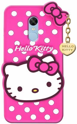 Deemoksh Back Cover for Redmi Note 4 Hello Kitty,cute 3d mustache Kitty soft silicone mobile phone back case