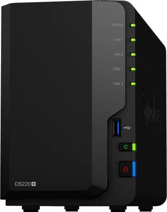 Synology DiskStation DS220+ 0 TB External Hard Disk Drive (HDD)