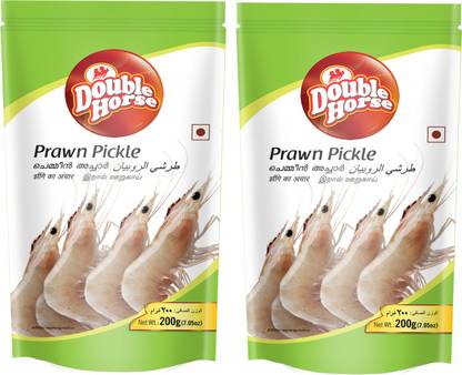 Double Horse Prawn Pickle - 200 Grams Pack of 2 Prawn Pickle