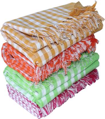 sai praseeda Cotton 800 GSM Bath Towel Set