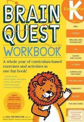 Brainquest Kindergarten Workbook Ages 5-6