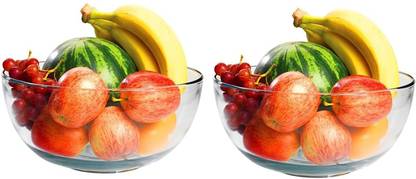Kitchen Shine Glass Dessert Bowl Glass Mixing Bowl Set For Fruits ,Pasta, Noodles ,Snacks Pudding ,Serving
