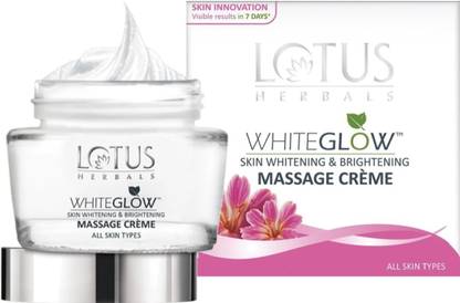LOTUS HERBALS WhiteGlow Skin Whitening & Brightening Massage Creme