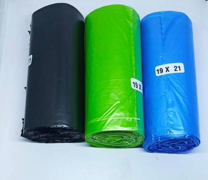 BRUZZLINE Garbage bluemix Medium 12 L Garbage Bag  Pack Of 90