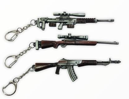 DLM Pubg gun combo (AKM, KAR98, M416) keychain Key Chain