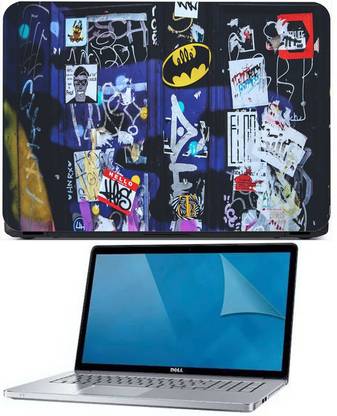 LIKEIT Laptop Printed stickers & Skin 2 in 1 Laptop Skin Pack with Screen Guard __Code Q733 Combo Set