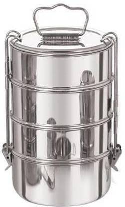 Riddhi Enterprise CLIP TIFFIN 7X4 4 Containers Lunch Box