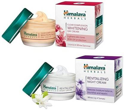हिमालय लग्ज्यूरियस क्रीम-रिवाइटलाइज़िंग नाइट क्रीम 50ml और डे क्रीम 50ml
