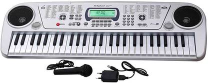 DOMENICO 5407 Electronic LCD - Display Digital Piano Keyboard 54 Keys- Multi-Function Portable Piano Keyboard Electronic Organ with Charging Function for Beginners Digital Digital Piano