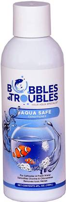 BUBBLES N TROUBLES Aqua Safe Water Conditioner (100 ML) Aquatic Plant Fertilizer